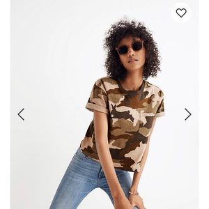 Madewell Easy Crop Tee in Cottontail